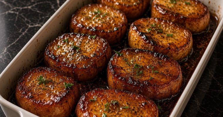 Maple Glazed Pork Chops