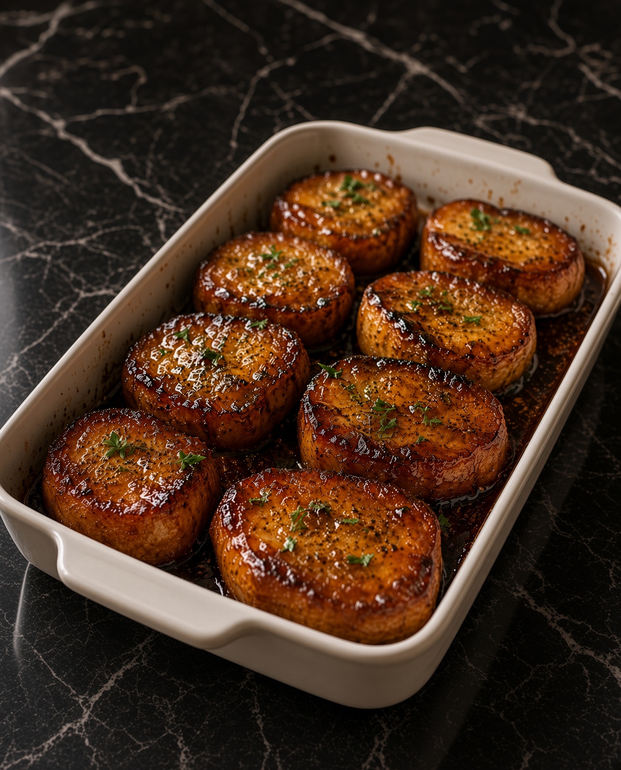 Maple Glazed Pork Chops