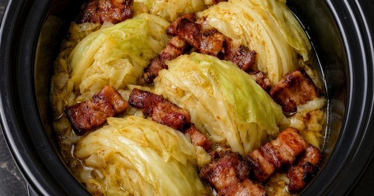Slow Cooker Cabbage With Bacon