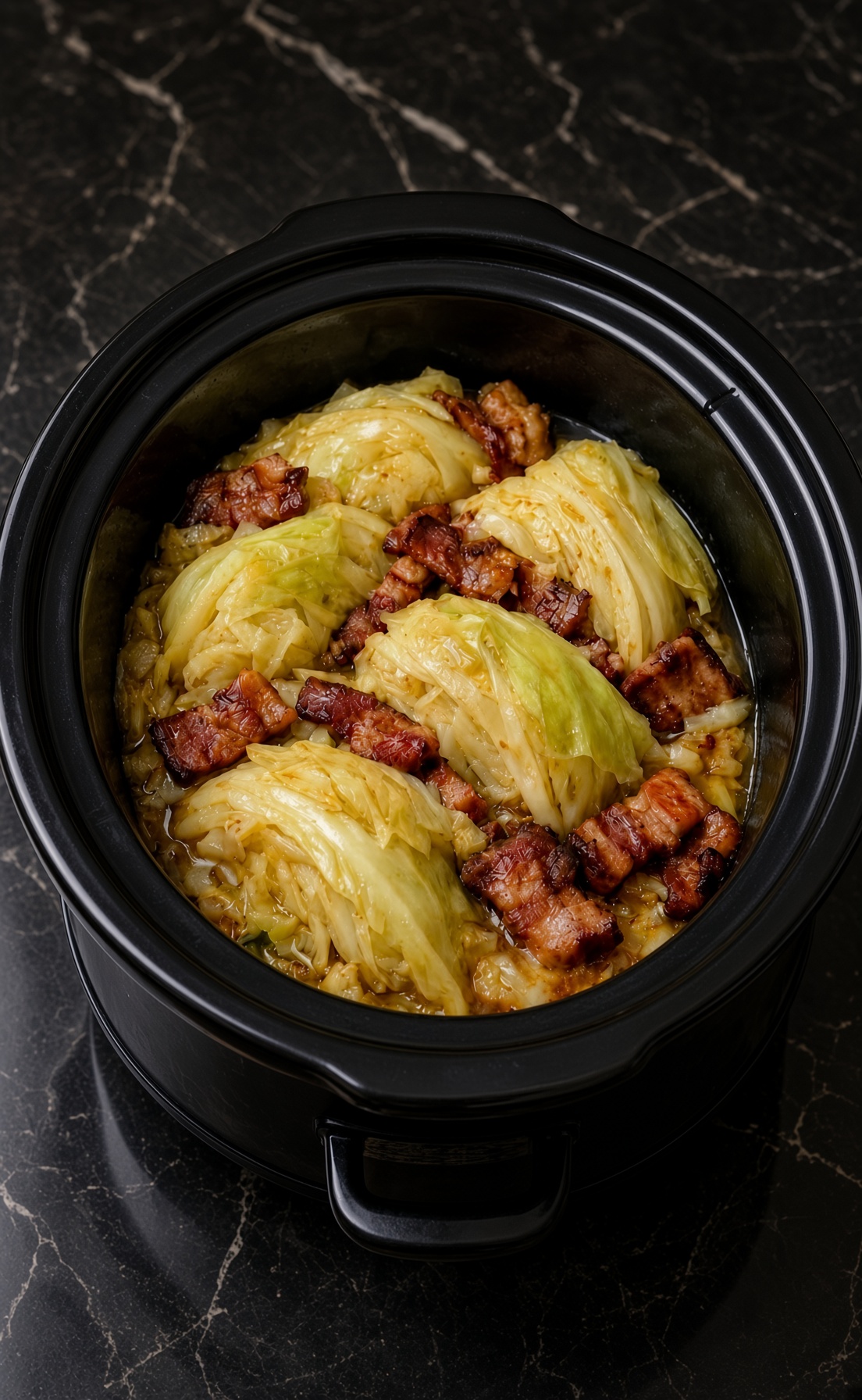 Slow Cooker Cabbage With Bacon