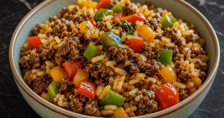 Hamburger Rice Casserole
