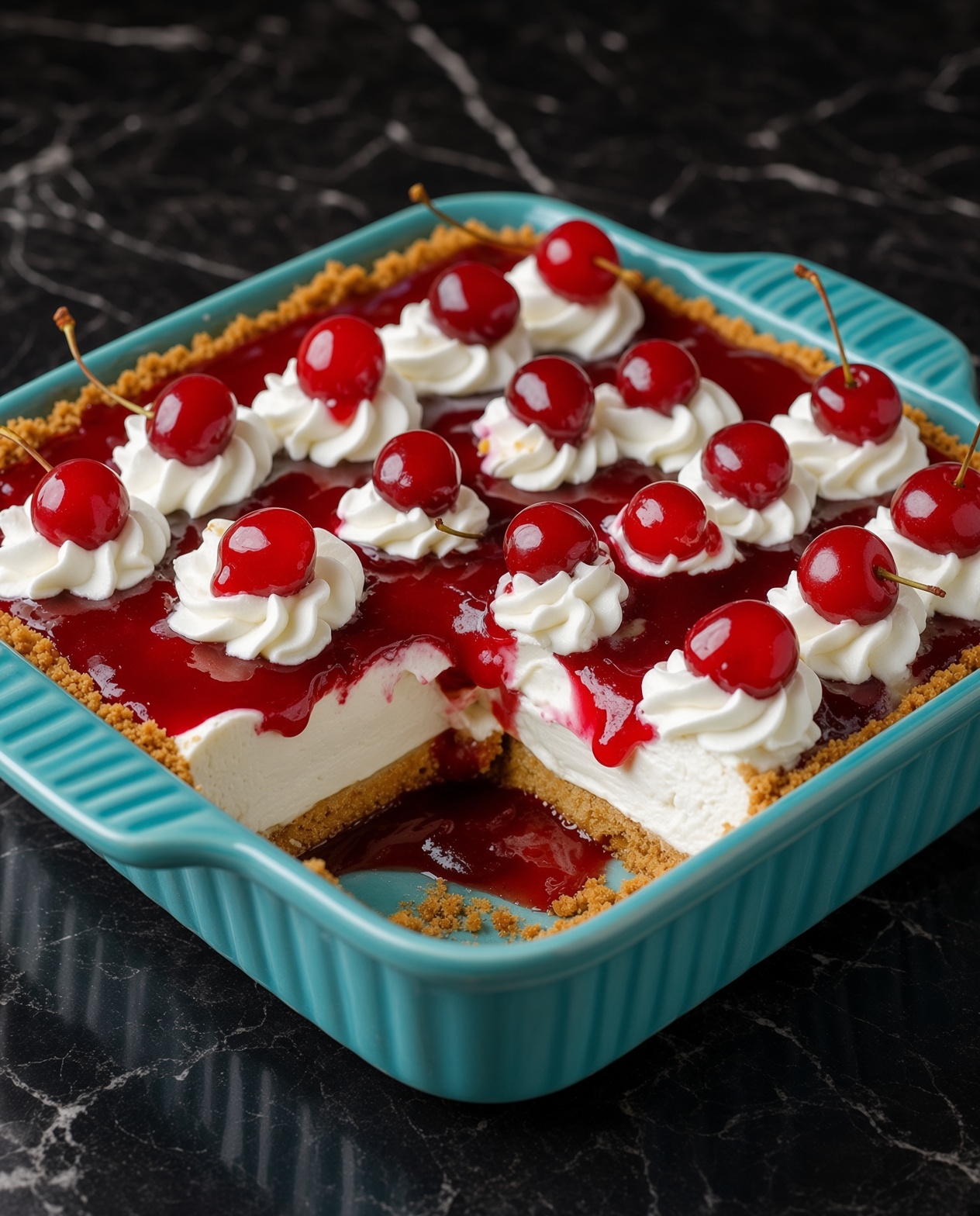 Creamy No-Bake Cherry Cheesecake