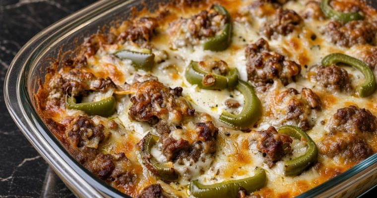 Amish Beef and Bell Pepper Bake