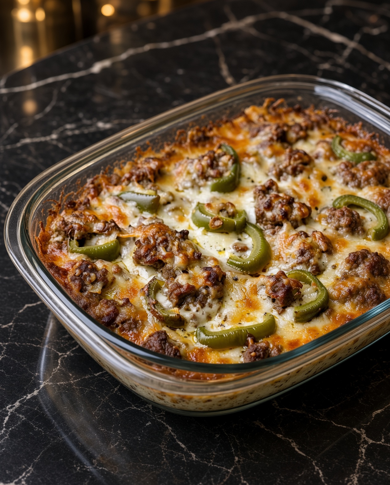 Amish Beef and Bell Pepper Bake