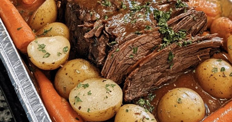 Baked 3 Packet Pot Roast