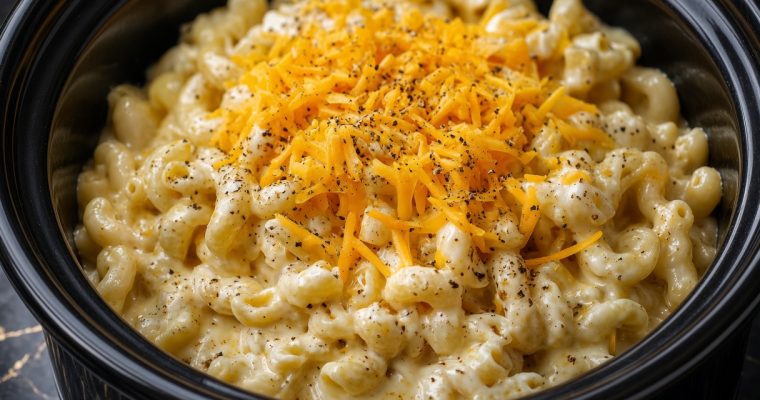 Slow Cooker 3-Ingredient Mac and Cheese
