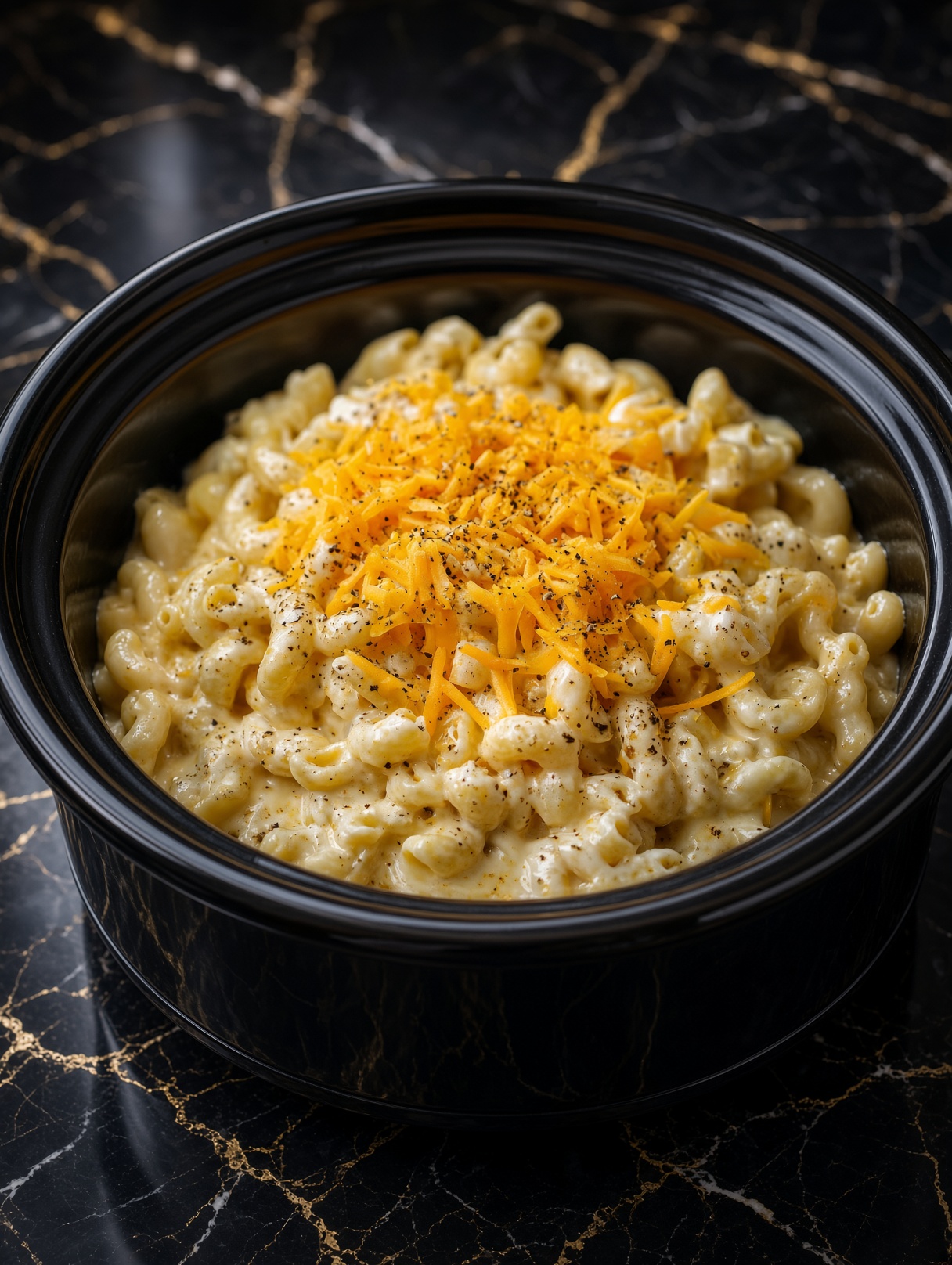 Slow Cooker 3-Ingredient Mac and Cheese