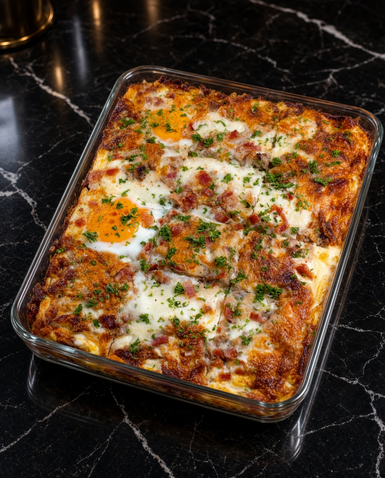Sausage Hash Brown Breakfast Casserole