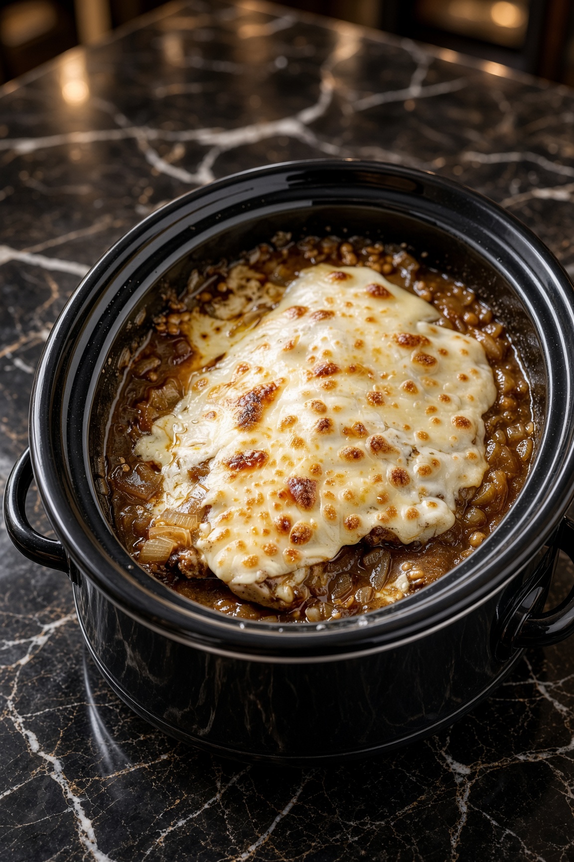 Slow Cooker French Onion Chicken