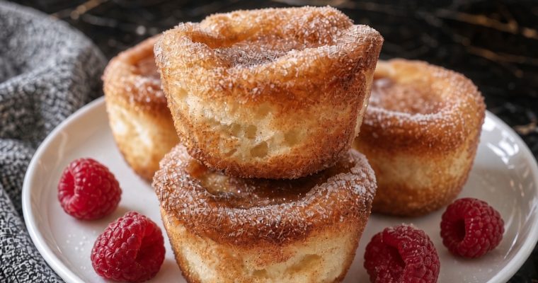 Cinnamon Sugar French Toast Muffins