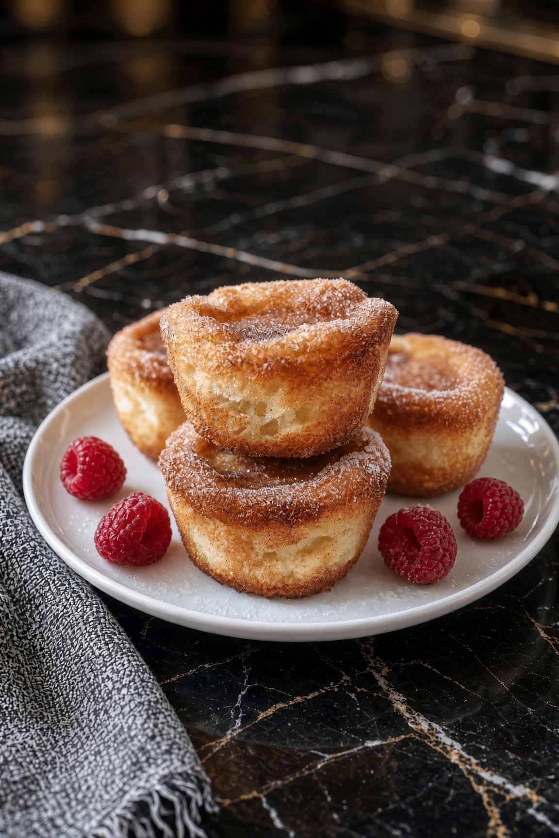 Cinnamon Sugar French Toast Muffins
