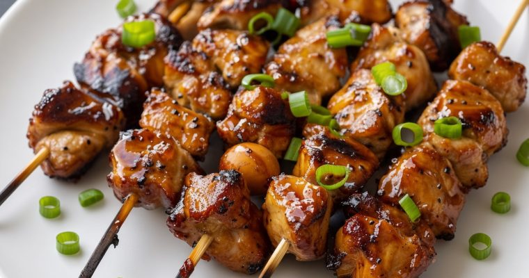 Teriyaki Chicken Skewers