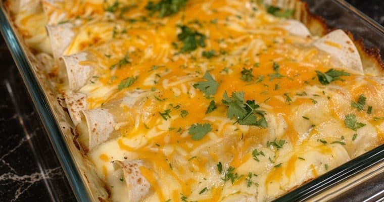 CREAM CHEESE CHICKEN ENCHILADAS