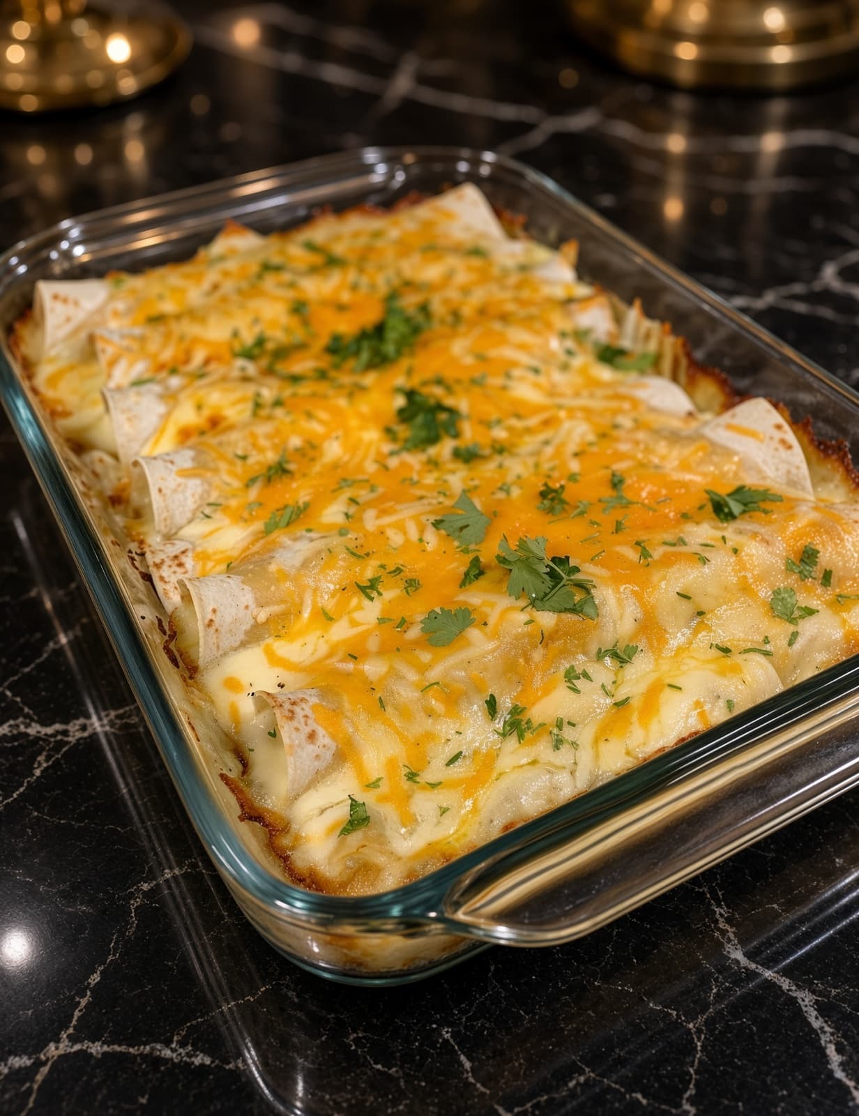 CREAM CHEESE CHICKEN ENCHILADAS