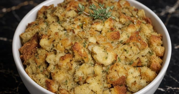 THE BEST THANKSGIVING STUFFING