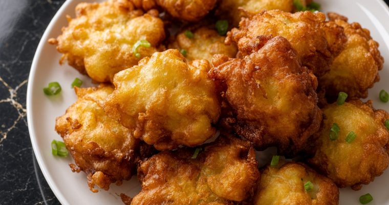 AMISH ONION FRITTERS