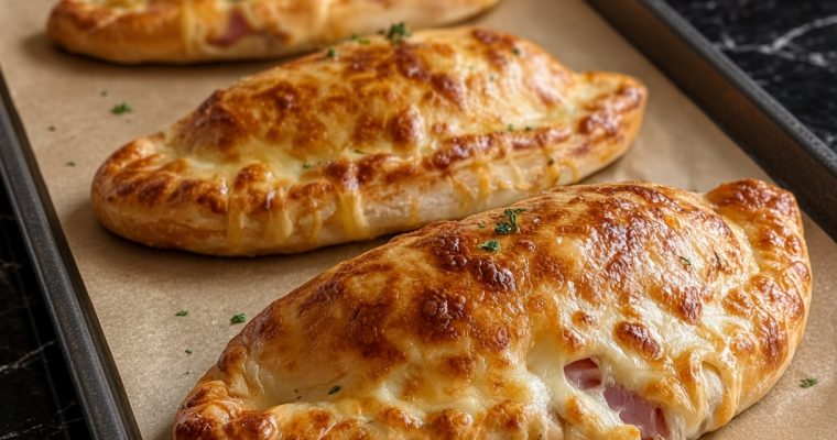 Ham and Cheese Calzones