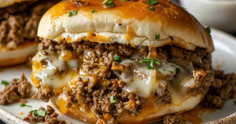 Philly Cheese Steak Sloppy Joes
