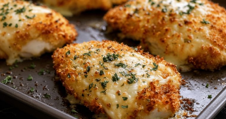 Baked Garlic Parmesan Chicken Cutlets