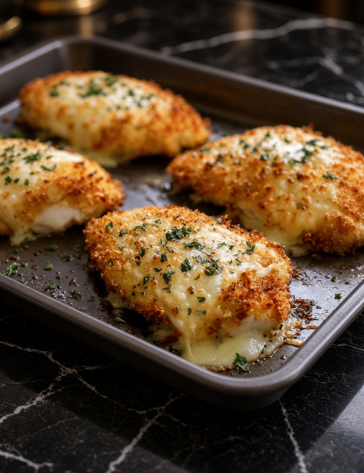 Baked Garlic Parmesan Chicken Cutlets