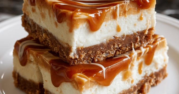 Caramel Cheesecake Bars