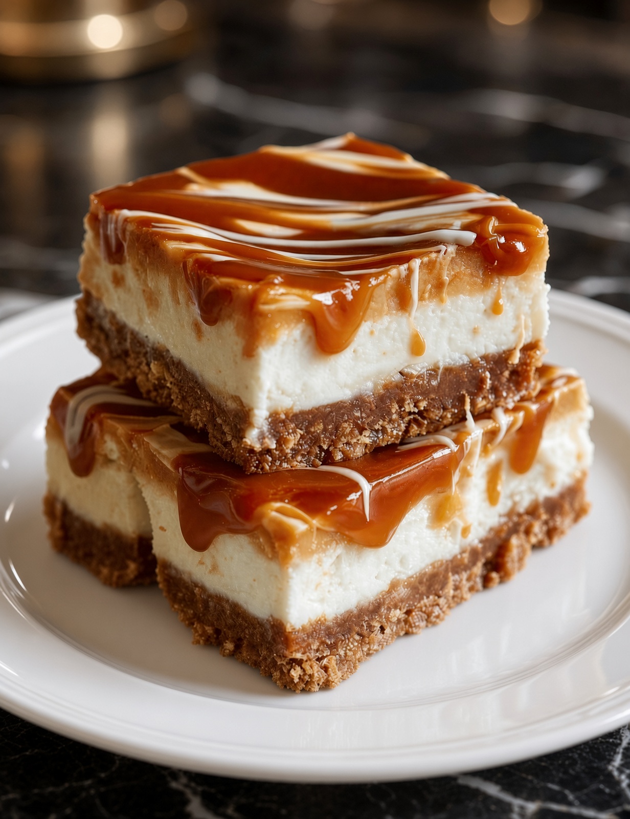 Caramel Cheesecake Bars