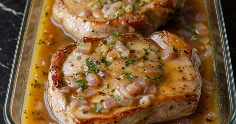 Smothered Baked Pork Chops