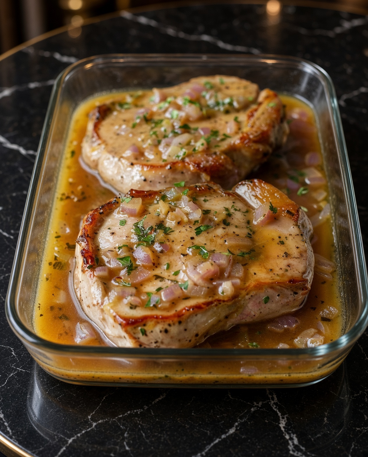 Smothered Baked Pork Chops