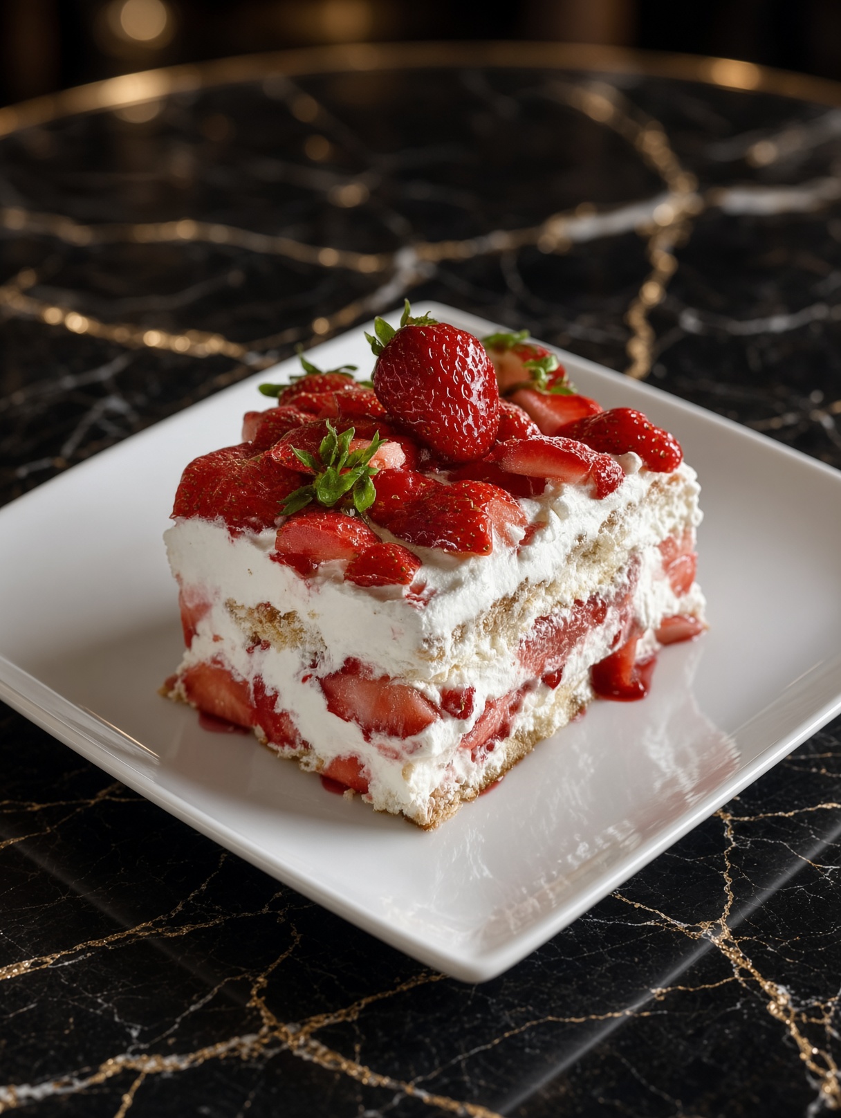 Strawberry Cream Cheese Icebox Cake
