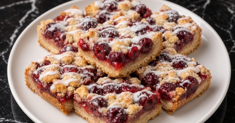 Christmas Cherry Bars