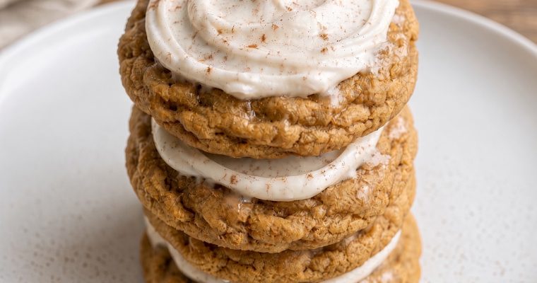 Pumpkin Cookies with Cake Mix
