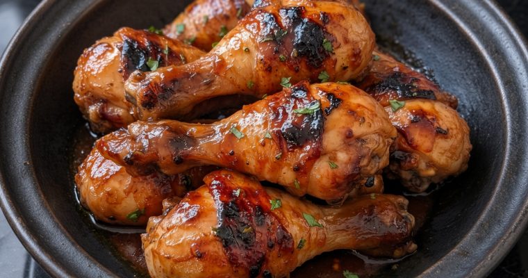 Slow Cooker Sweet Baby Ray’s Chicken Drumsticks