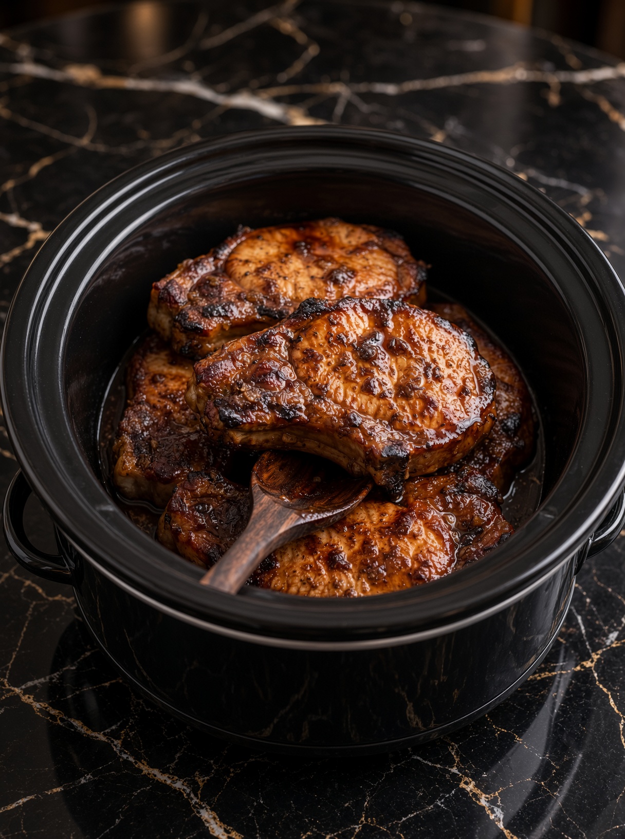 Slow Cooker Brown Sugar Pork Chops