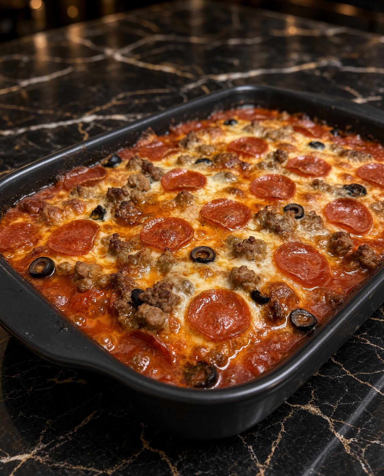 Meat Lover’s Pizza Casserole