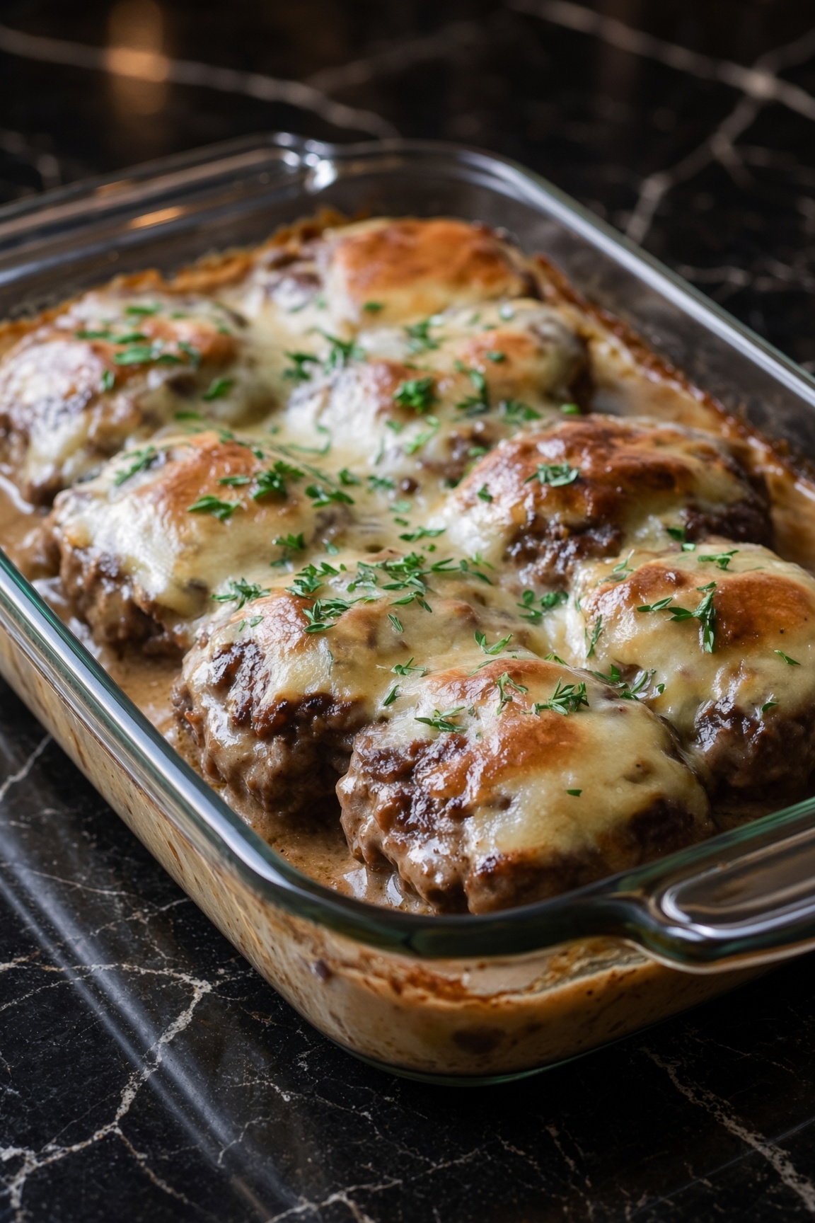 Amish Hamburger Steak Bake