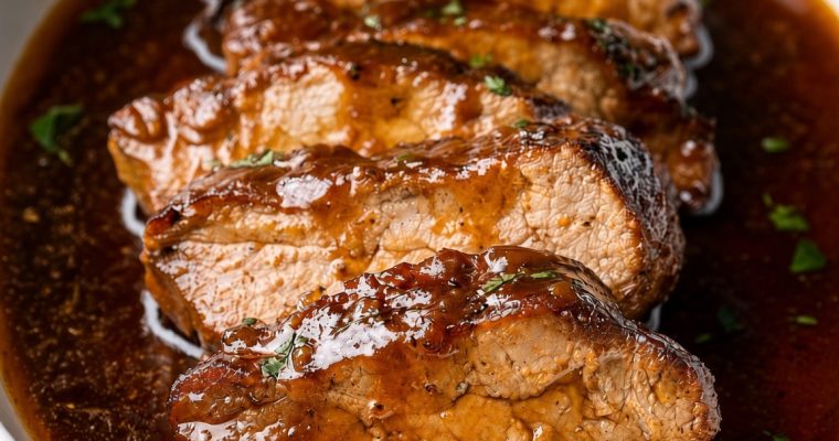Slow Cooker Honey Herb Pork Loin