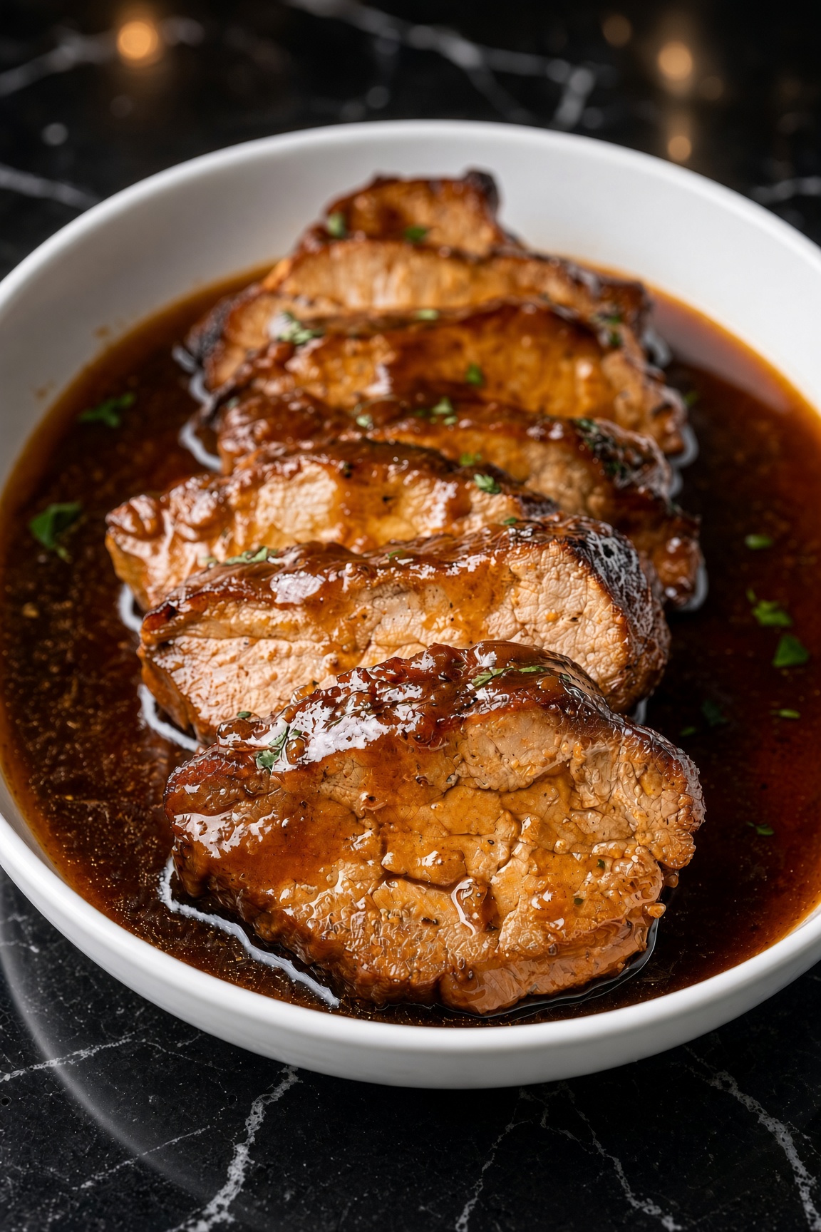 Slow Cooker Honey Herb Pork Loin