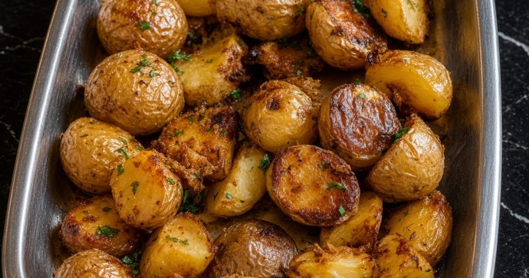 Mayonnaise Roasted Potatoes