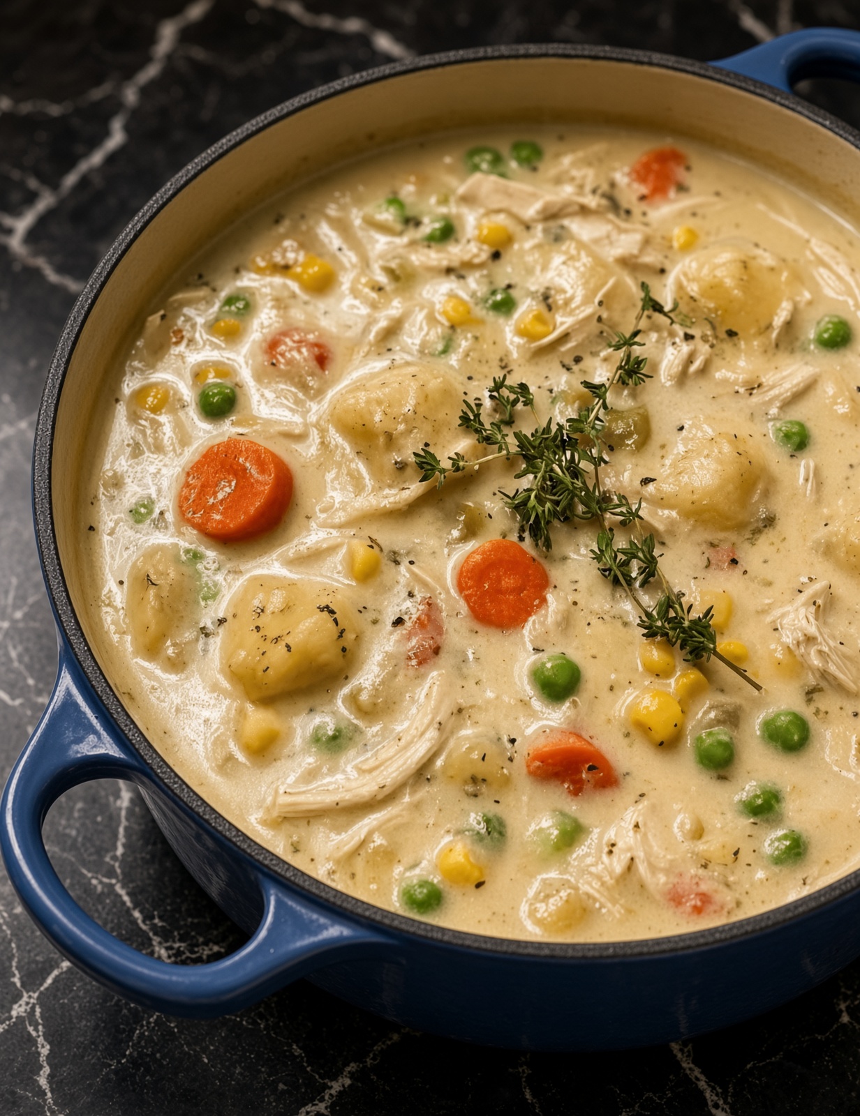 Southern Chicken Pot Pie Soup