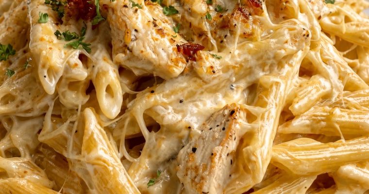 Creamy Crack Chicken Pasta