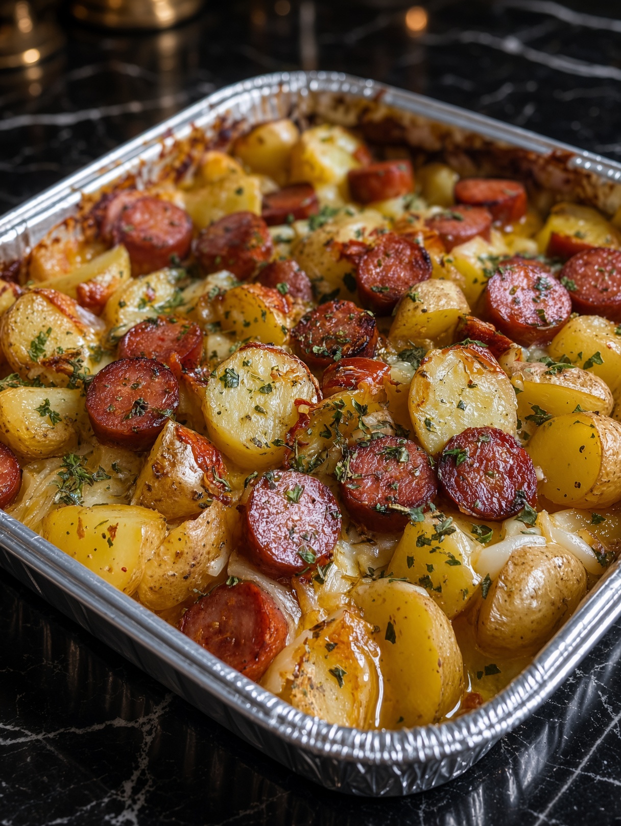 Smoked Sausage & Potato Bake
