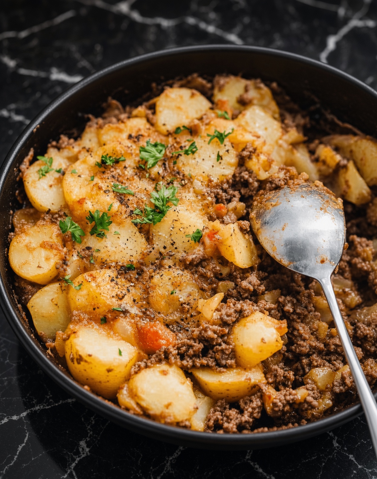 Hobo Casserole Rustic Ground Beef and Potato Bake