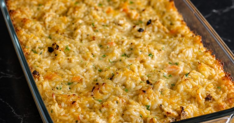 Grandma’s Chicken & Rice Casserole