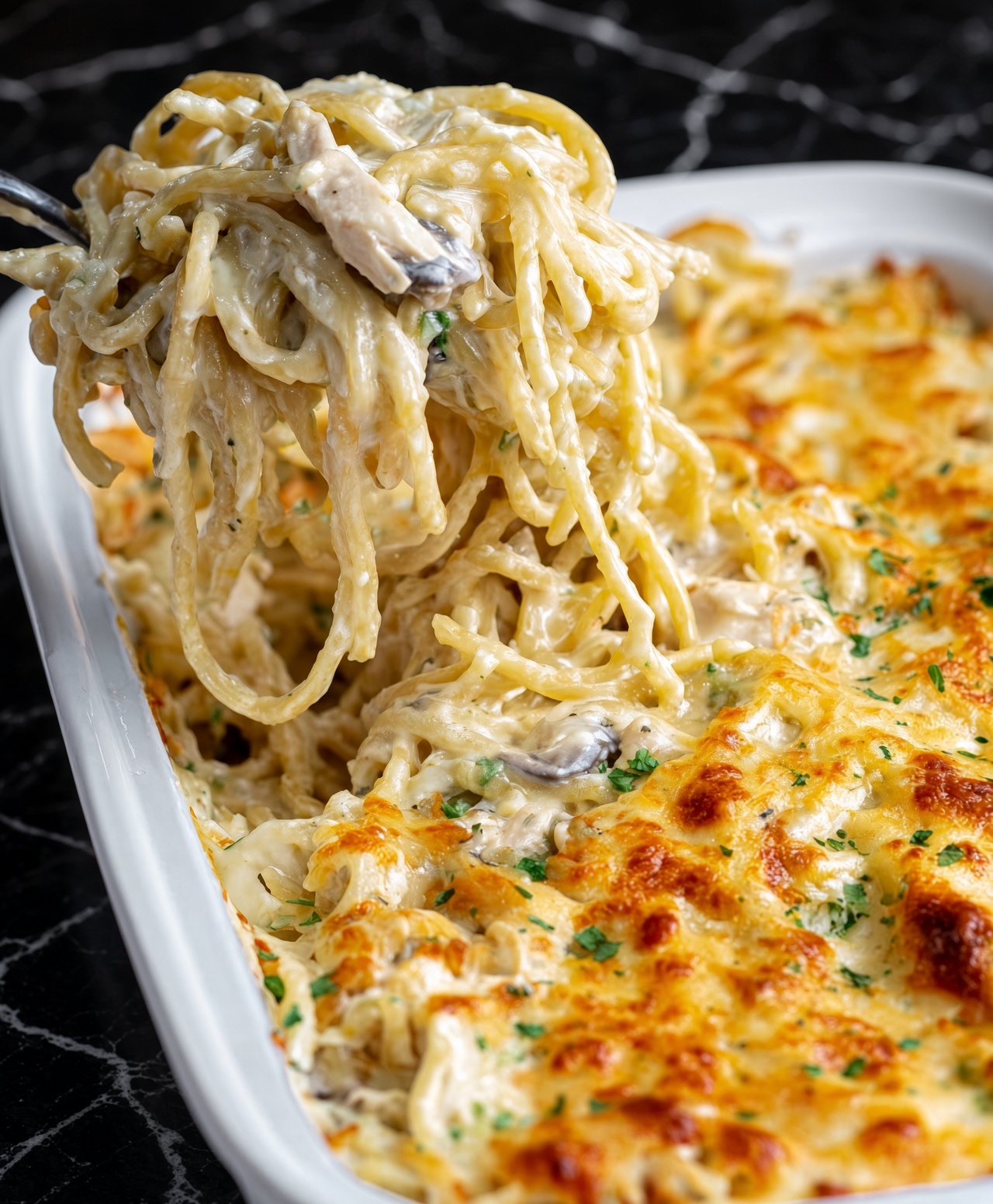 Creamy Chicken Tetrazzini