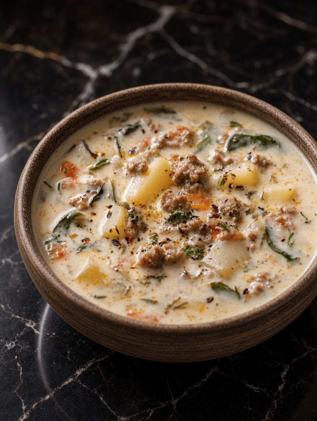 Creamy Italian Sausage and Potato Soup