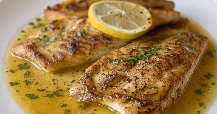 Pan-Fried Tilapia with Lemon Butter Sauce