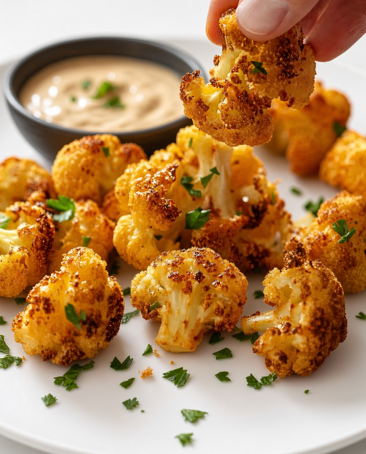 Golden Crispy Cauliflower Bites