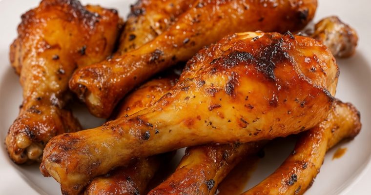 Caramelized Baked Chicken Legs or Wings