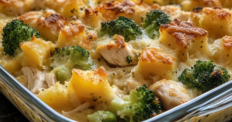 Baked Potato Chicken and Broccoli Casserole