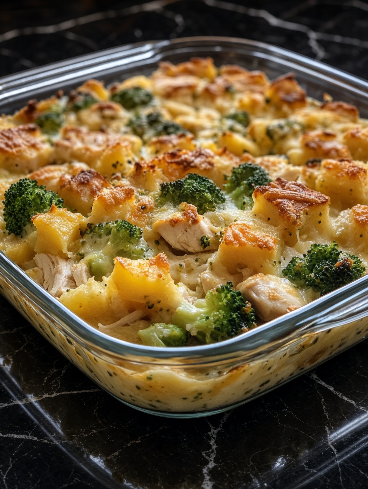 Baked Potato Chicken and Broccoli Casserole